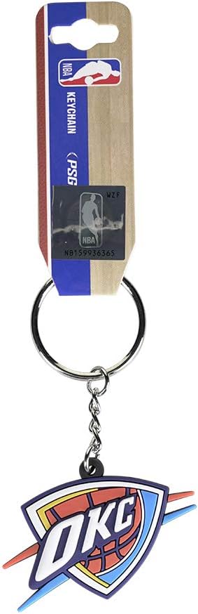 Oklahoma City Thunder PVC Logo Keychain - PSGLS0466794