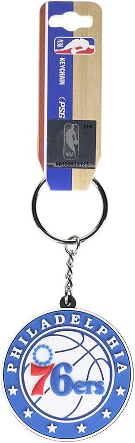 Philadelphia 76ers PVC Logo Keychain - PSGLS0466795