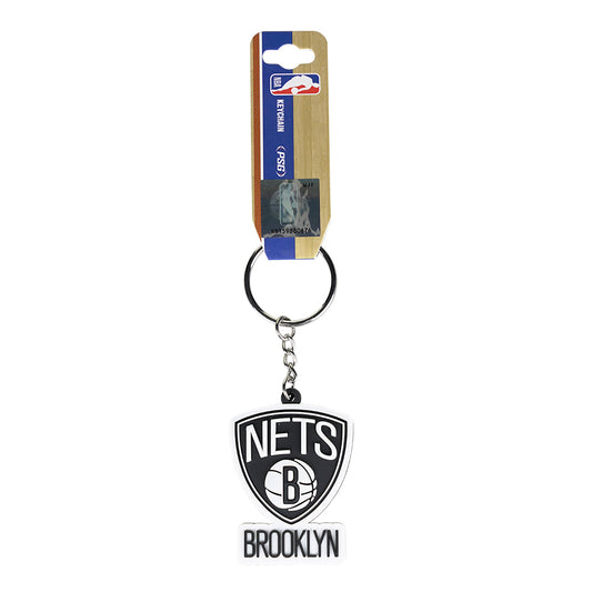 Brooklyn Nets PVC Logo Keychain - PSGLS0467952