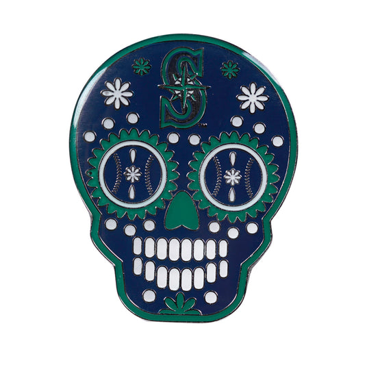 Seattle Mariners Lapel Pin Grande Sugar Skull - PSGLS0469156