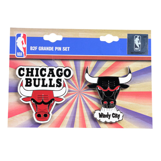 Chicago Bulls Grande B2F Lapel Pin Set - PSGLS0469599