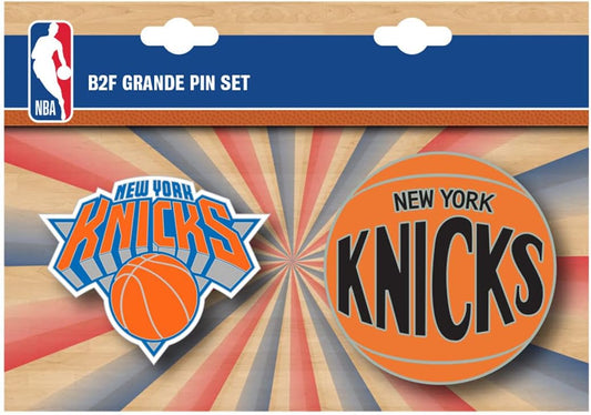 New York Knicks Grande B2F Lapel Pin Set - PSGLS0469607