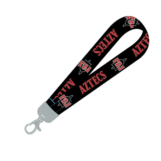 San Diego State Aztecs Wristlet Lanyard Black - PSGLS0473110