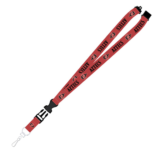 San Diego State Aztecs Lanyard Team Red C - PSGLS0473115