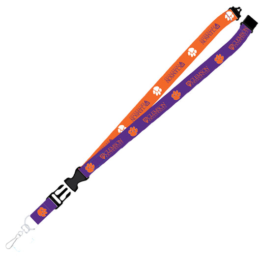 Clemson Tigers Lanyard Two-tone C - PSGLS0473304