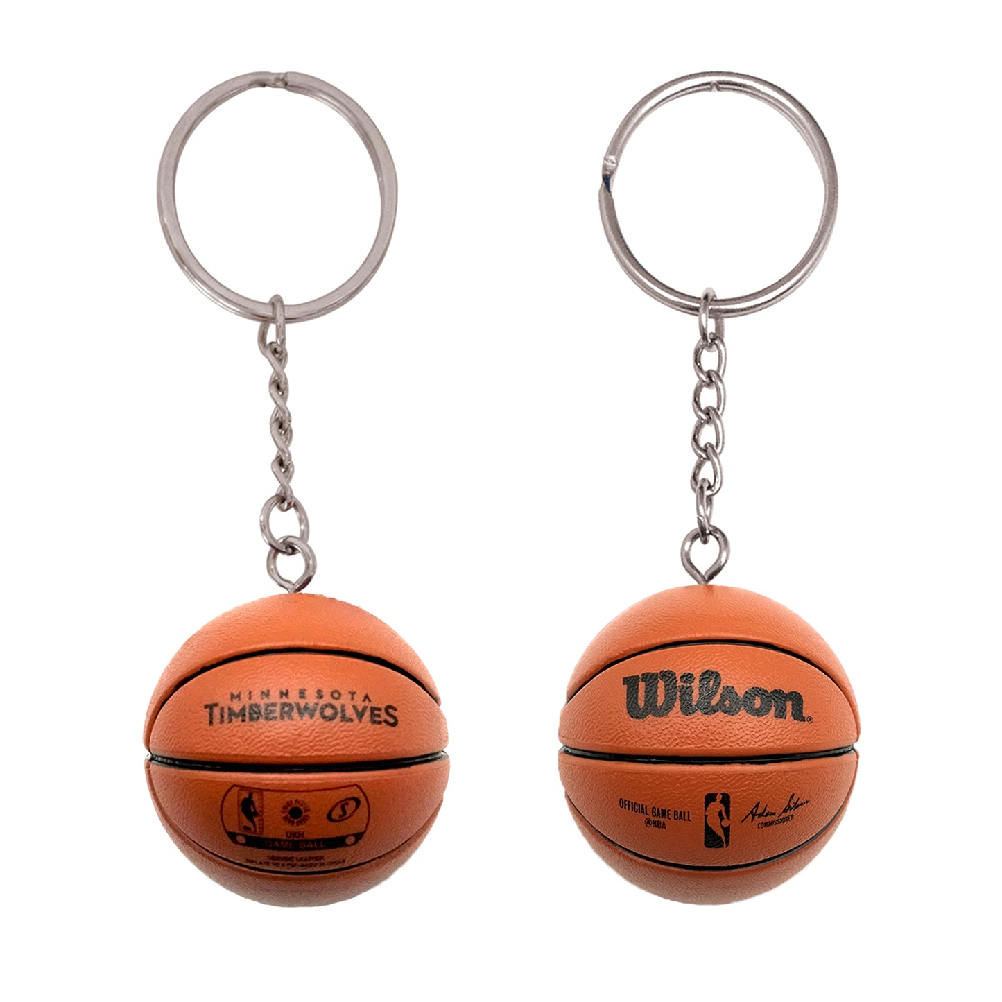 Minnesota Timberwolves 3-D Basketball Keychain  Legacy - PSGLS0473771