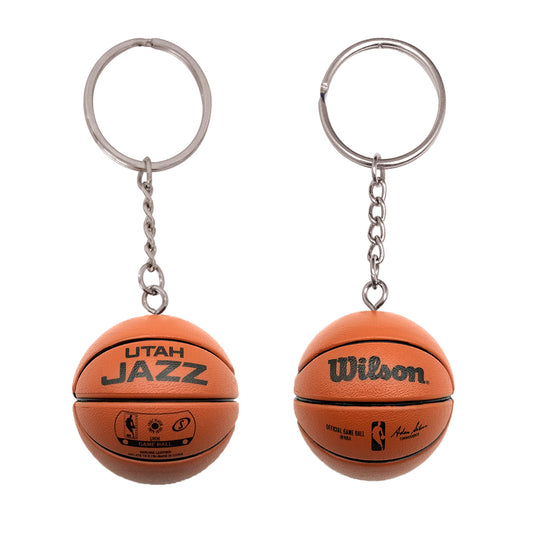 Utah Jazz 3-D Basketball Keychain - wilson 2022 - PSGLS0473777