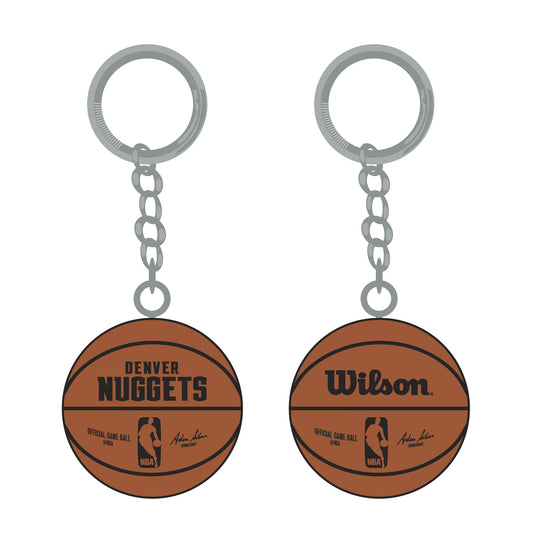 Denver Nuggets 3-D Basketball Keychain  Legacy - PSGLS0473784