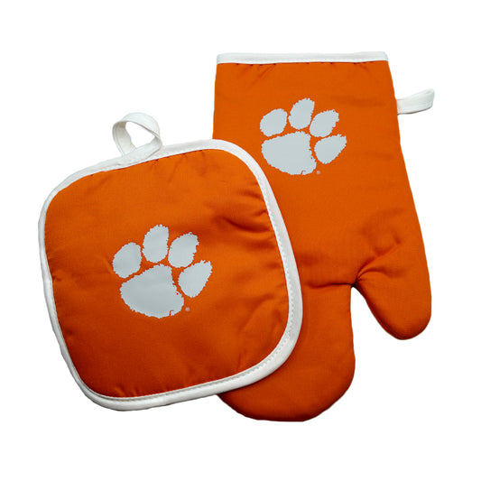 Clemson Tigers Oven Mitt & Potholder - Orange - PSGLS0474848