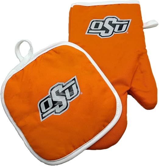 Oklahoma State Cowboys Oven Mitt & Potholder - Orange - PSGLS0474850