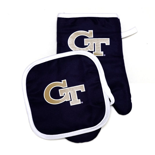 Georgia Tech Yellow Jackets Oven Mitt & Potholder - Navy - PSGLS0474862