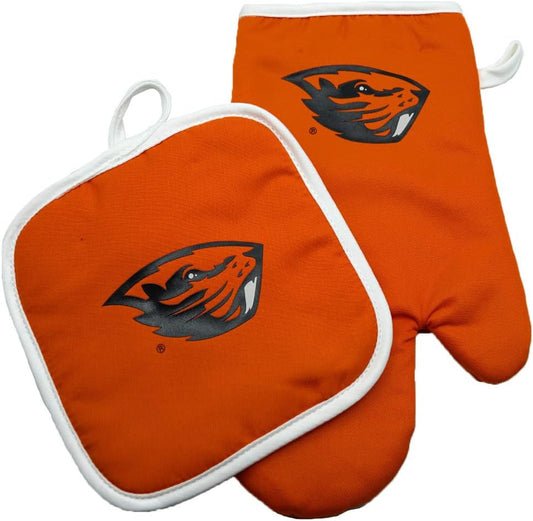 Oregon State Beavers Oven Mitt & Potholder - Orange - PSGLS0474912