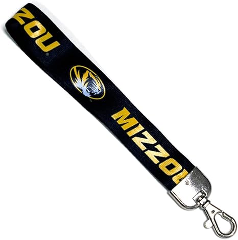 Missouri Tigers Wristlet Lanyard Black - PSGLS0475245