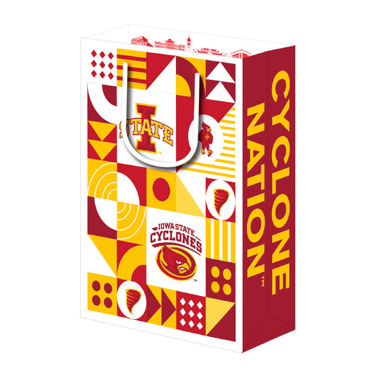 Iowa State Cyclones Medium Gift Bag 10x12 Elegant - PSGLS0477190