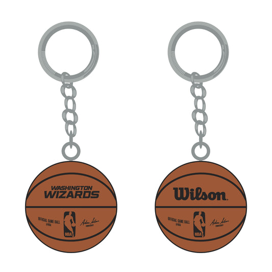 Washington Wizards 3-D Basketball Keychain - wilson 2024 - PSGLS0478163