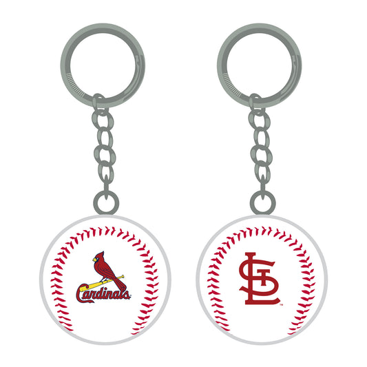 St. Louis Cardinals 3-D Baseball Keychain - PSGLS0479432