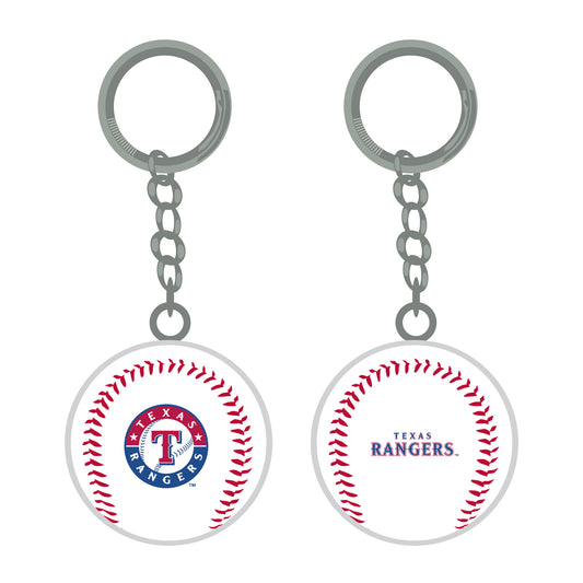 Texas Rangers 3-D Baseball Keychain - PSGLS0479439