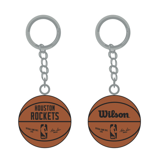 Houston Rockets 3-D Basketball Keychain - Wilson 2024 - PSGLS0485449