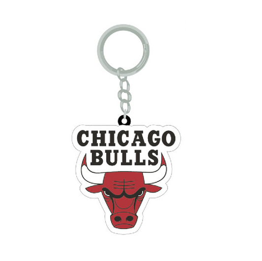 Chicago Bulls PVC Logo Keychain - PSGLS0466788