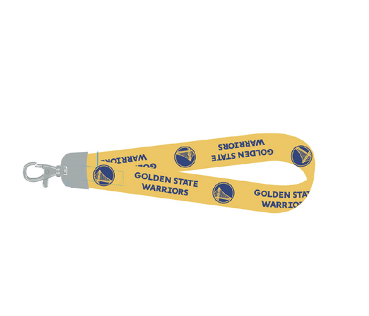 Golden State Warriors Lanyard Wristlet Gold - PSGLS0474022