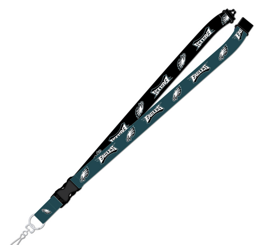 Philadelphia Eagles Wristlet Lanyard Black - LWS2540