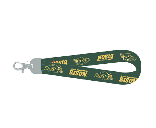 NDSU Bison Wristlet Lanyard Green - PSGLS0473302