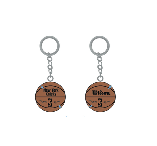 New York Knicks 3-D Basketball Keychain - wilson 2024 - PSGLS0479860