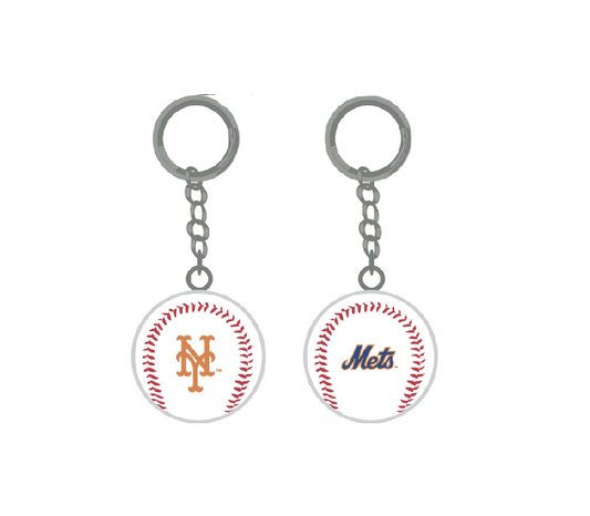 New York Mets 3-D Baseball Keychain (PSGLN0479479) - PSGLS0484890