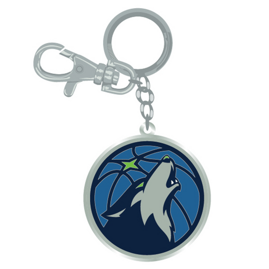 Minnesota Timberwolves Keychain Zamac Logo - PSGLS0453019