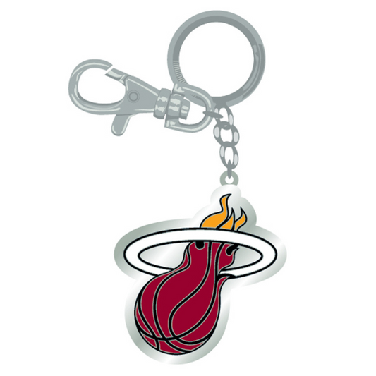 Miami Heat Keychain Zamac Logo - PSGLS0453017