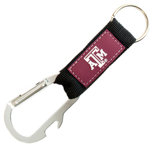 Texas A&M Aggies Keychain Carabiner Logo - PSGLS0250763