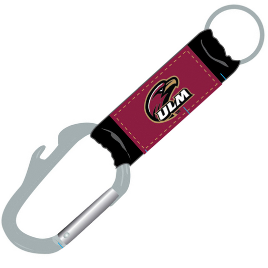 Louisiana Monroe Warhawks Keychain Carabiner Logo Legacy - PSGLS0279823