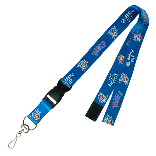 Oklahoma City Thunder Lanyard Team Blue V - ZHENG0194754