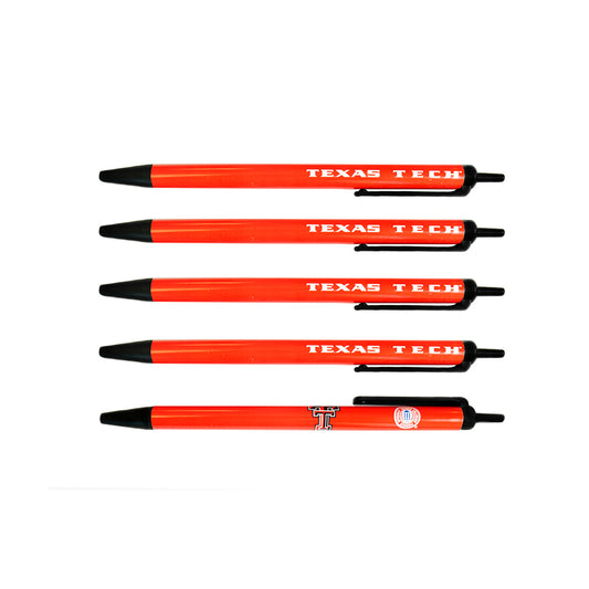 Texas Tech Red Raiders 5pack Pens - Stacked GB89_CLR - ZHENG0202855