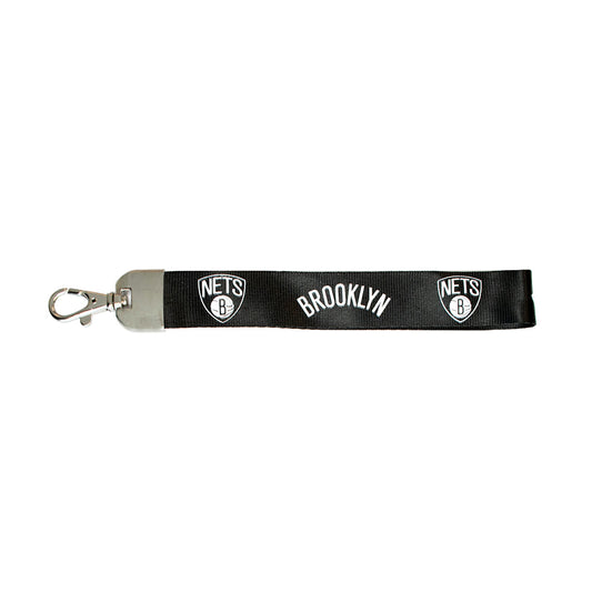 Brooklyn Nets Wristlet Lanyard Black - ZHENG0233279