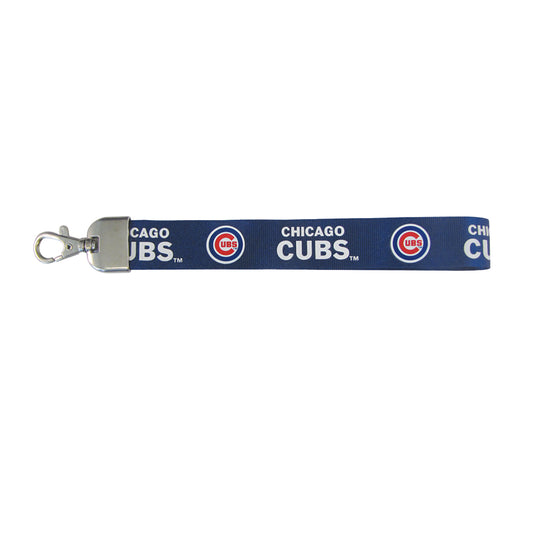 Chicago Cubs Lanyard Wristlet White Pinstripe - zheng0233385