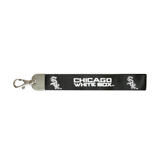 Chicago White Sox Lanyard Wristlet Black - ZHENG0233386