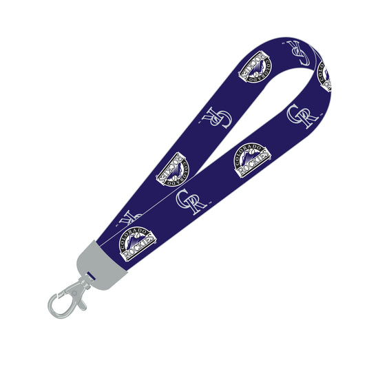 Colorado Rockies Lanyard Wristlet Purple - ZHENG0233405