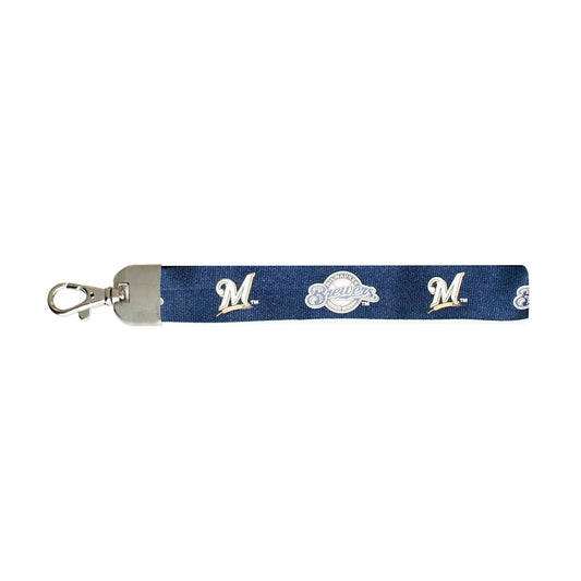 Milwaukee Brewers Lanyard Wristlet Blue - ZHENG0233411