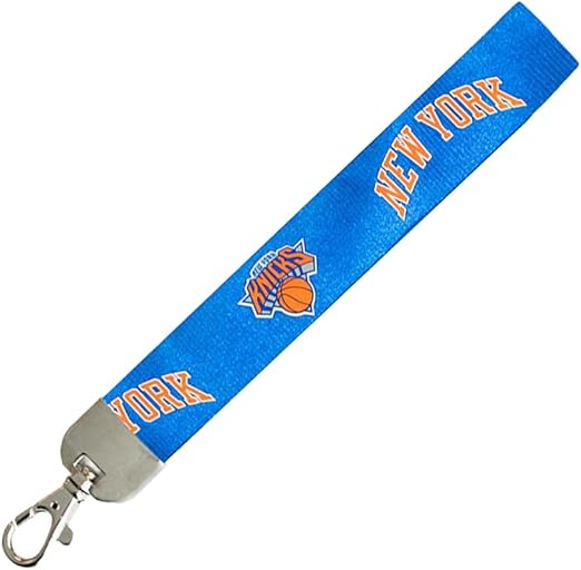 New York Knicks Lanyard Wristlet Blue - zheng0233294